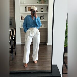 Thrifted white Trousers